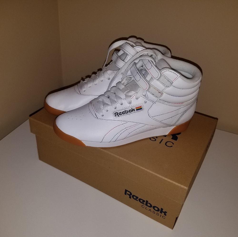 Pride Reebok Freestyle High-Tops